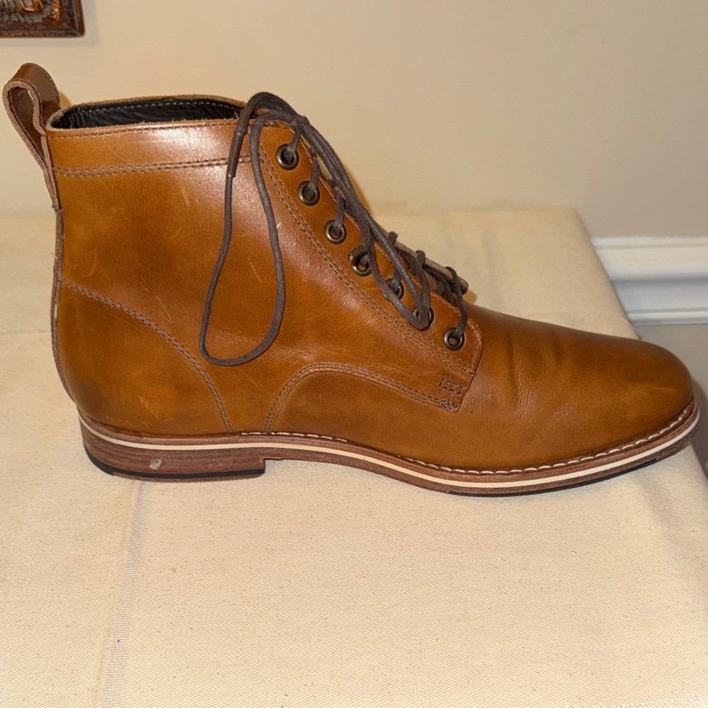 Helm Zind Tan Leather Chukka Boots for Men - Picture 7 of 12